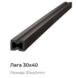 Лага для террасной доски Harvex (LH030) 3м