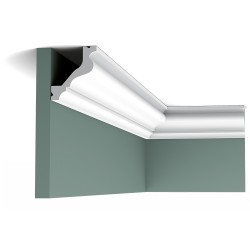 Карниз потолочный особопрочный из полиуретана Orac Decor С200 (65 мм)