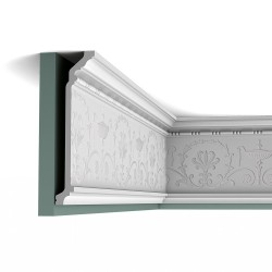 Карниз потолочный особопрочный из полиуретана Orac Decor С308 (248 мм)