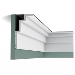 Карниз потолочный особопрочный из полиуретана Orac Decor С392 (100 мм)