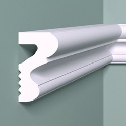 Молдинг из полимера белый 35х20 мм Bello-Deco XPS М 15 (2м)