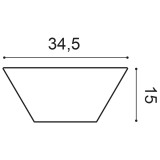 Декоративная панель Orac Decor TRAPEZIUM W101 (150 мм)
