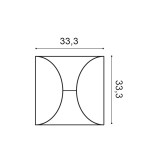 Декоративная панель Orac Decor CIRCLE 107 (333 мм)