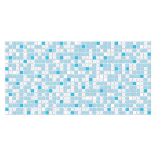 Панель ПВХ Голубые узоры (960х480х0,2 мм)
