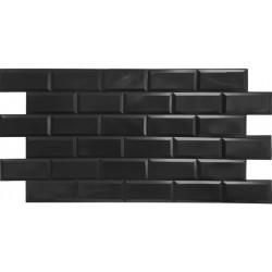 Панель ПВХ Блок черный (966х484 мм) 
