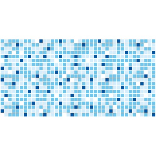 Панель ПВХ Мозаика Синяя 955*480 мм