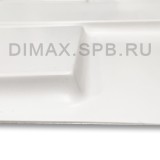 Панель облицовочная Eclectica БЕЛОТТА 3D белый кирпич 595*595*8 мм