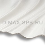Панель облицовочная Eclectica ПОРТУ 3D белый 595*595*8 мм