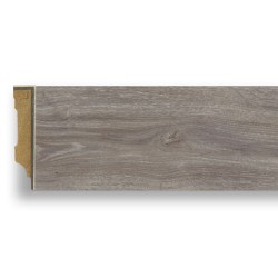Плинтус МДФ с ПВХ покрытием Fine Floor Wood 60 мм Дуб Бран
