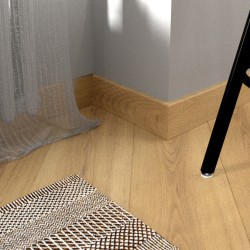 Плинтус МДФ с ПВХ покрытием Fine Floor Wood 60 мм Дуб Орхус (FF-1509)