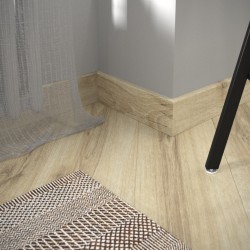 Плинтус МДФ с ПВХ покрытием Fine Floor Wood 60 мм Дуб Макао (FF-1515)