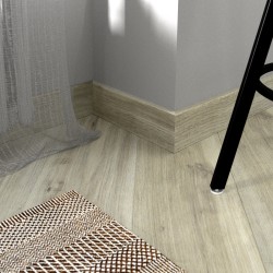 Плинтус МДФ с ПВХ покрытием Fine Floor Wood 60 мм Дуб Верона (FF-1574)