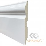 Плинтус МДФ Smartprofile Gloss 110C белый 2,4 м