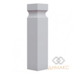 Соединительный элемент для плинтуса Madest decor CD01 (24х24х180мм) Белая эмаль