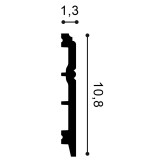 Плинтус из дюрополимера Orac Decor SX105 (108 мм)