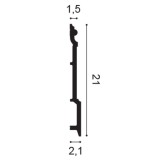 Плинтус из дюрополимера Orac Decor HIGH RISE SX191 (210 мм)