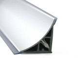 Кухонный плинтус для столешниц Rico Technical алюминиевый вогнутый (28х28 мм)