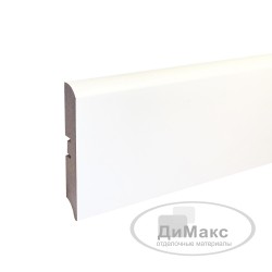 Плинтус МДФ Smartprofile Paint 100М (100 мм) Белый под покраску