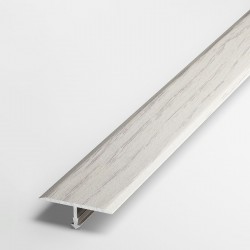 Т-образный гнущийся алюминиевый порог АС09 (13 мм) Дуб арктический