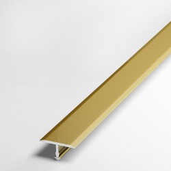 Т-образный алюминиевый порог АС11 (26 мм) Золото