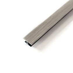 Т-образный алюминиевый порог АС11 (26 мм) Strong Дуб серена серый П02 (0,9 м)