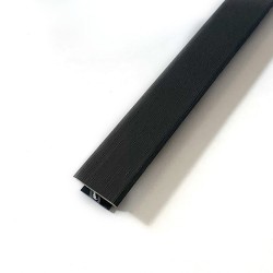 Т-образный алюминиевый порог АС11 (26 мм) Strong Дуб Серена графит П09 (0,9 м)