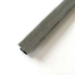 Т-образный алюминиевый порог АС11 (26 мм) Strong Ривьера грей П13 (0,9 м)