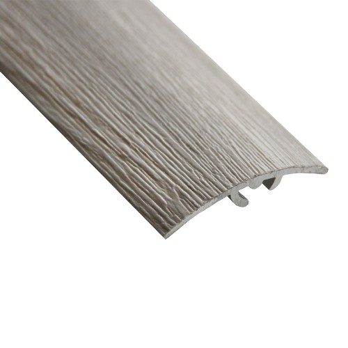 Стыкоперекрывающий разноуровневый алюминиевый порог со скрытым крепежом В4 (41 мм) Strong Ривьера Айс П14 (2,7 м)