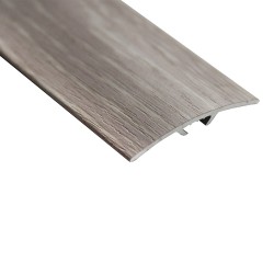 Стыкоперекрывающий одноуровневый алюминиевый порог со скрытым крепежом В2 (38 мм) Strong Филадельфия грей П05 (0,9 м)