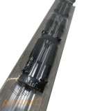 Стыкоперекрывающий одноуровневый алюминиевый порог со скрытым крепежом В2 (38 мм) Strong Дуб серена серый П02 (1,8 м)