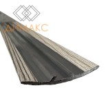 Стыкоперекрывающий одноуровневый алюминиевый порог со скрытым крепежом В2 (38 мм) Strong Горная лиственница П08 (1,8 м)