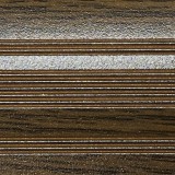 Cтыкоперекрывающий разноуровневый алюминиевый порог с отверстиями С4 (39,4 мм) Дуб тёмный 091 (0,9м)