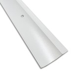 Cтыкоперекрывающий разноуровневый алюминиевый порог с отверстиями С4 (39,4 мм) Белый 16 (1,8м)