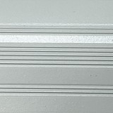 Cтыкоперекрывающий разноуровневый алюминиевый порог с отверстиями С4 (39,4 мм) Белый 16 (1,8м)