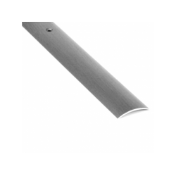 Стыкоперекрывающий одноуровневый алюминиевый порог с отверстиями А30 (29 мм) Дуб беленый №087 (1,8м)