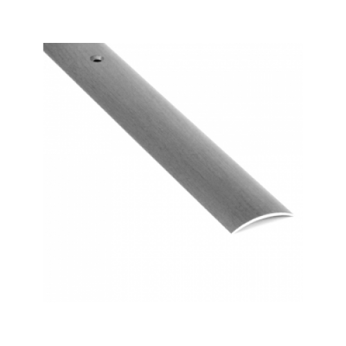 Стыкоперекрывающий одноуровневый алюминиевый порог с отверстиями А30 (29 мм) Дуб беленый №087 (0,9м)