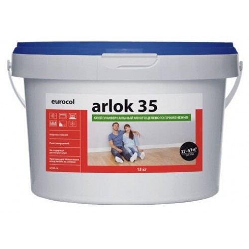 Клей Arlok 35 водно-дисперсионный (13 кг) универсальный