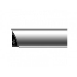 Галтель наружная с мягкими краями, 14х14 мм, Серебро