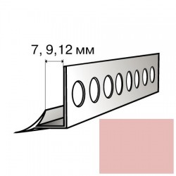 Угол внутренний для кафельной плитки 7 мм, Розовый